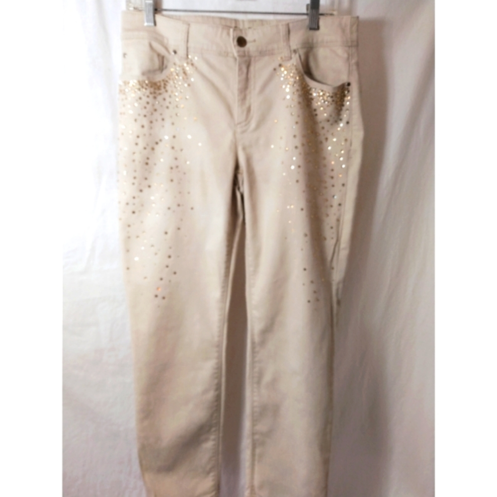SALE 5 for $55 CHICO'S Scattered Girlfriend Ankle Jeans